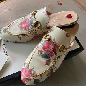 Gucci Apolmacro All Over Rose Mules EU38.5